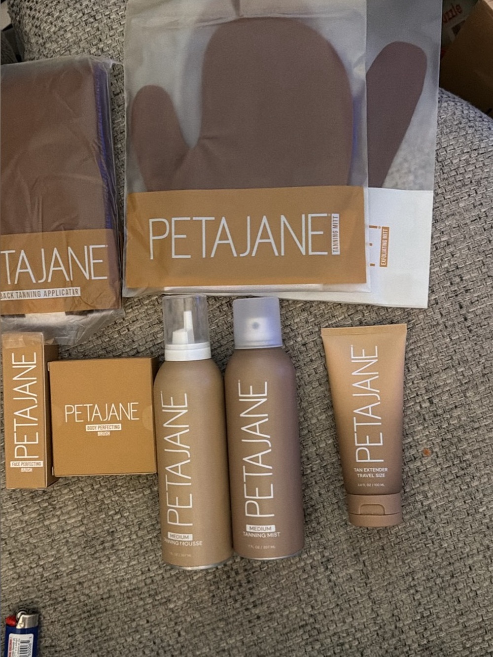 New 8 Pc PETAJANE Self Tanning Set